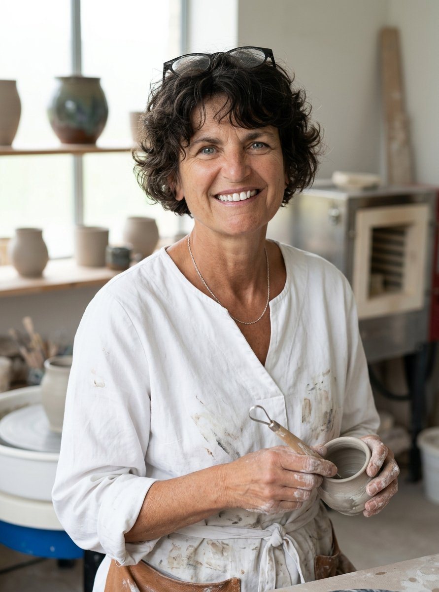 Anne à l'atelier