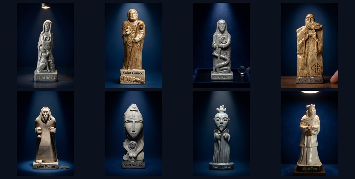 La Marée des Saints : les saints bretons en céramique